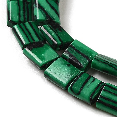Synthetic Malachite Beads Strands G-F762-A11-01-1