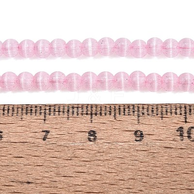 Glass Imitation Cat Eye Beads Strands GLAA-N075-01A-08-1