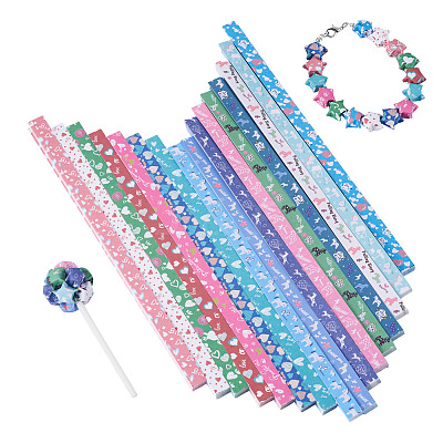 2Bags 2 Styles Lucky Star Origami Paper DIY-TA0013-88-1