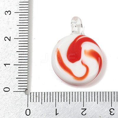Handmade Lampwork Pendants LAMP-Z018-01B-1