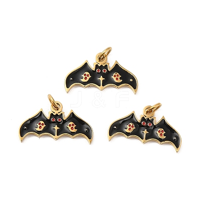 Halloween Ion Plating(IP) 304 Stainless Steel Pendants STAS-D066-03G-1