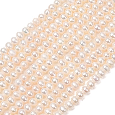 Natural Cultured Freshwater Pearl Beads Strands PA-CBABE82-05-1