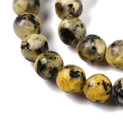 Dyed Natural White Jade Beads Strands G-T140-4mm-B04-1