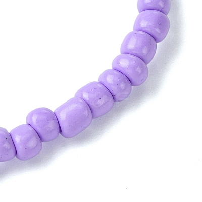 8Pcs 8 Colors Glass Seed Beaded Stretch Bracelet Sets BJEW-MZ00103-1