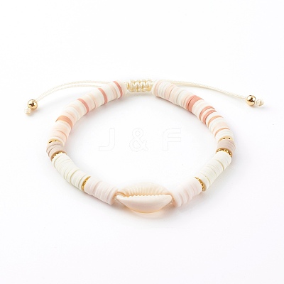 Adjustable Nylon Thread Braided Beads Bracelets BJEW-JB06133-1