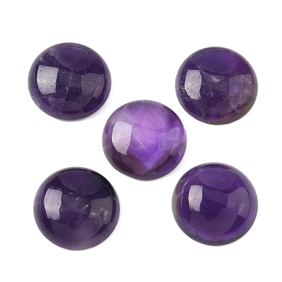Natural Amethyst Cabochons G-A265-01A-1