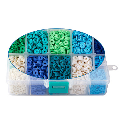 Handmade Polymer Clay Beads CLAY-TA0001-09-1