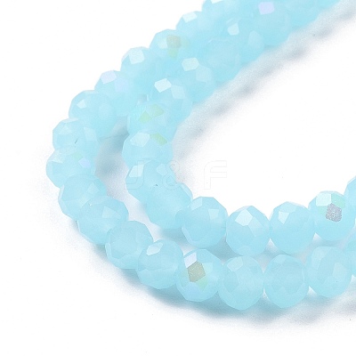 Electroplate Glass Beads Strands LS-EGLA-A034-J10mm-L06-1