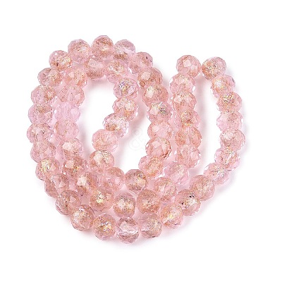 Handmade Foil Glass Beads FOIL-Q001-02K-1