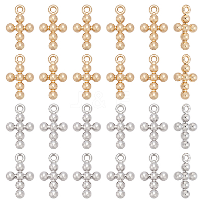 24Pcs 2 Colors Alloy Pendants FIND-WR0012-77-1