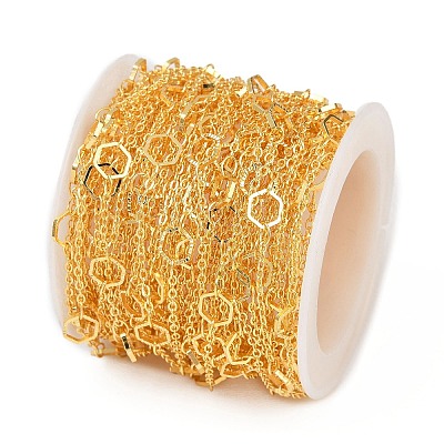 Brass Cable Chains CHC-A011-13B-G-1