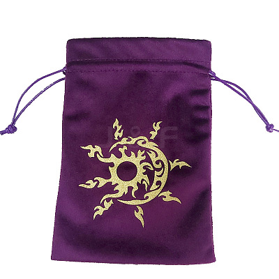 Velvet Tarot Cards Storage Bags ZODI-PW0002-01A-02-1