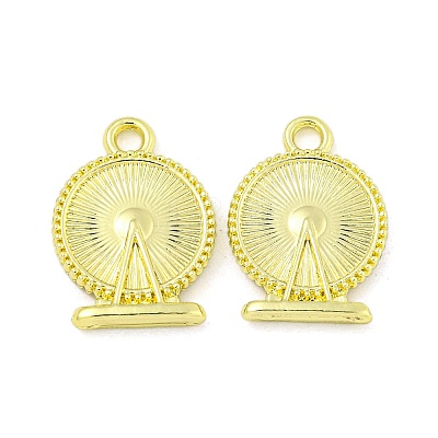 Rack Plating Alloy Pendants FIND-M022-03G-1