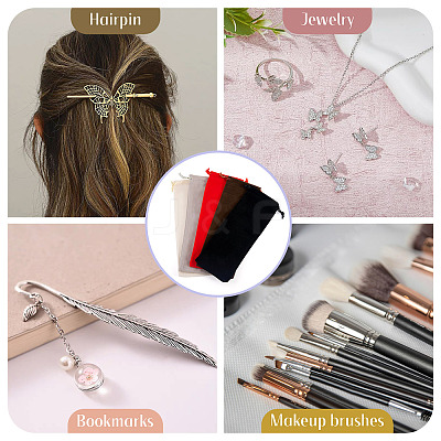10Pcs Velvet Drawstring Pouches TP-TA0001-06B-1