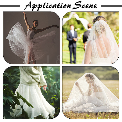 Polyester Mesh Fabric DIY-WH20009-40E-1