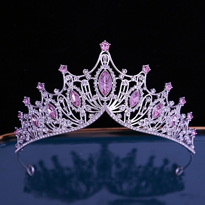 Alloy Rhinestone Hair Bands PW-WG34A4C-03-1