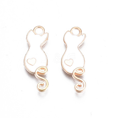 Alloy Enamel Pendants X-ENAM-S115-144B-1