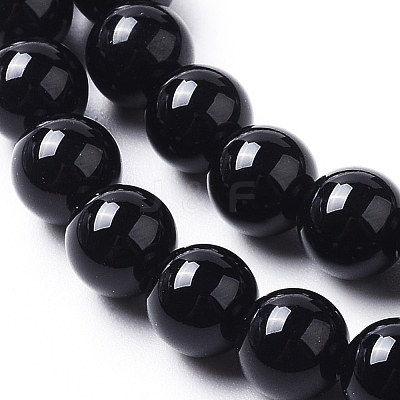 Natural Onyx Beads Strands G-I261-B02-6mm-1