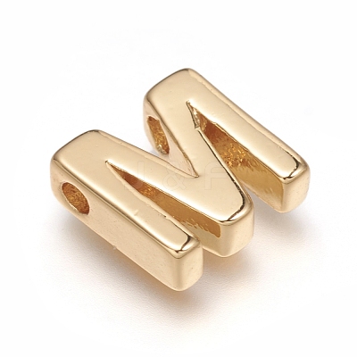 Brass Charms X-ZIRC-I037-01M-G-1