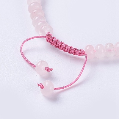 Adjustable Nylon Cord Braided Bead Bracelets BJEW-F369-B04-1