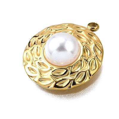 Plastic Pearl Pendants LS-STAS-Q360-03I-G-1
