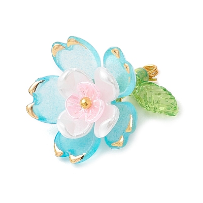 Transparent Acrylic Pendants X1-PALLOY-MZ00822-03-1