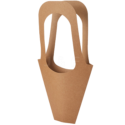 20Pcs Kraft Paper Hand-held Bouquet Bag CARB-GF0001-02-1