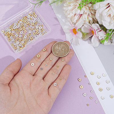 240Pcs 6 Styles Brass Beads KK-BBC0025-79-1