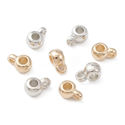 60Pcs 2 Styles CCB Plastic Tube Bails CCB-YW0001-31-1
