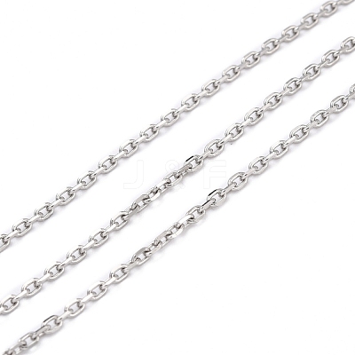 Tarnish Resistant 304 Stainless Steel Cable Chains CHS-D033-03P-01-1