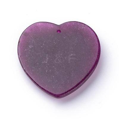 Dyed Natural Gemstone Pendants G-S214-06-1
