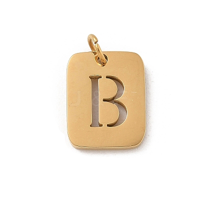 304 Stainless Steel Charms STAS-R001-01G-B-1