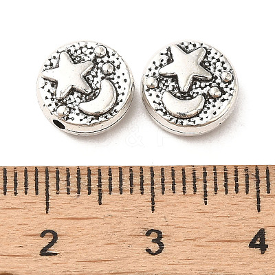 Tibetan Style Alloy Beads PALLOY-M217-18AS-1