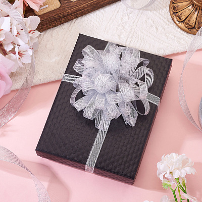 6 Styles 6 Rolls Polyester Ribbons SRIB-TA0001-27-1