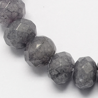 Natural White Jade Bead Strands G-R171-2x4mm-16-01-1