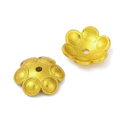 Brass Bead Caps KK-F891-16G-1