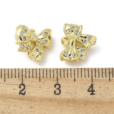 Brass Micro Pave Clear Cubic Zirconia Pendants KK-A236-17G-1