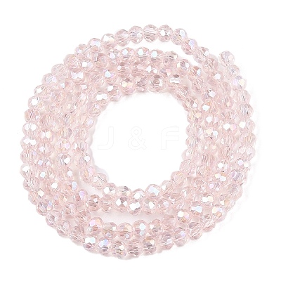 Electroplate Glass Beads Strands EGLA-A044-T1mm-B22-1