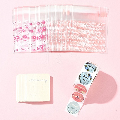 200Pcs Earring Displays Cards CDIS-FS0001-16-1