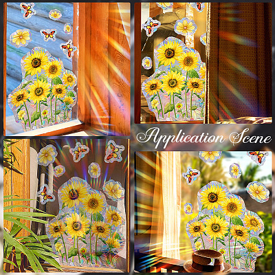 Waterproof PVC Window Stickers DIY-WH20053-13G-1