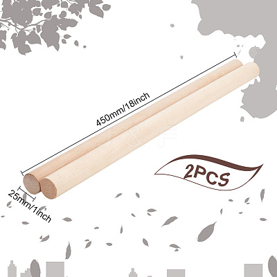 Wooden Sticks AJEW-WH0475-80-1