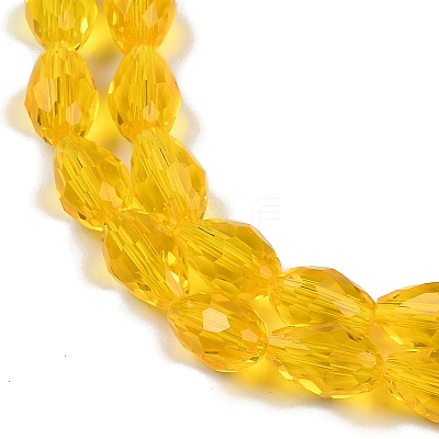 Transparent Glass Beads Strands EGLA-N013-T8mm-D04-1