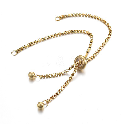 Adjustable 304 Stainless Steel Bracelet Making X-STAS-F183-10G-1