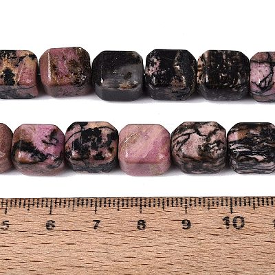 Natural Rhodonite Beads Strands G-Q608-10F-1