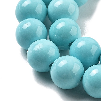 Synthetic Turquoise Beads Strands G-A255-A04-01B-1