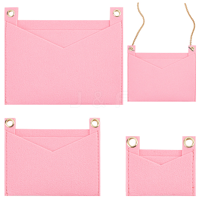 3Pcs 3 Style Felt Bags Organizer Insert PURS-WR0006-87B-1