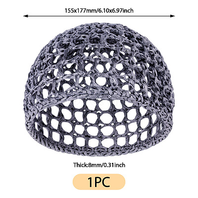 1Pc Cloth African Kufei Hat for Women AJEW-TADJ0001-12A-1