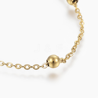 304 Stainless Steel Anklets LS-AJEW-H013-01G-1