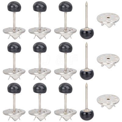 100Pcs Iron Curtain Tie Buckle AJEW-CY0002-48B-1
