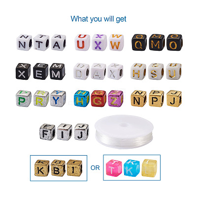 DIY Children's Day Gift Stretch Bracelets Kits DIY-CW0001-02-1